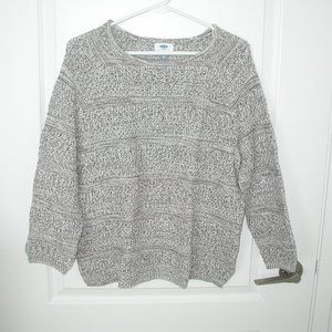 Tan and White Pullover